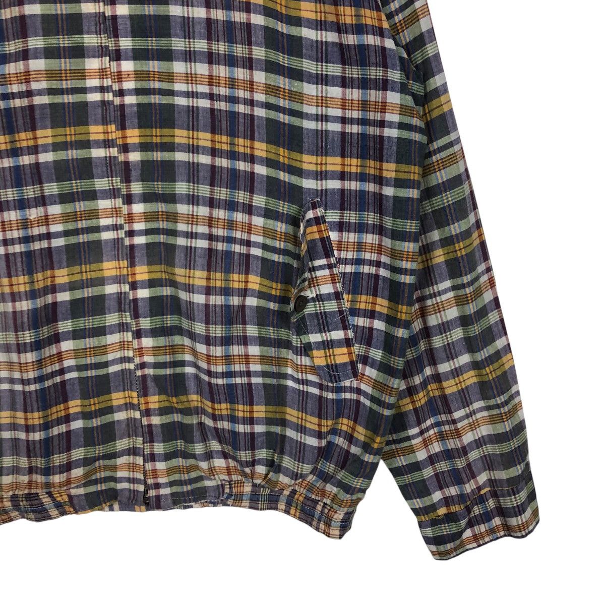 Japanese Brand × Vintage 📌Vintage Bomber Jacket Tartan Design Issey Miyake Size US M / EU 48-50 / 2 - 5 Thumbnail