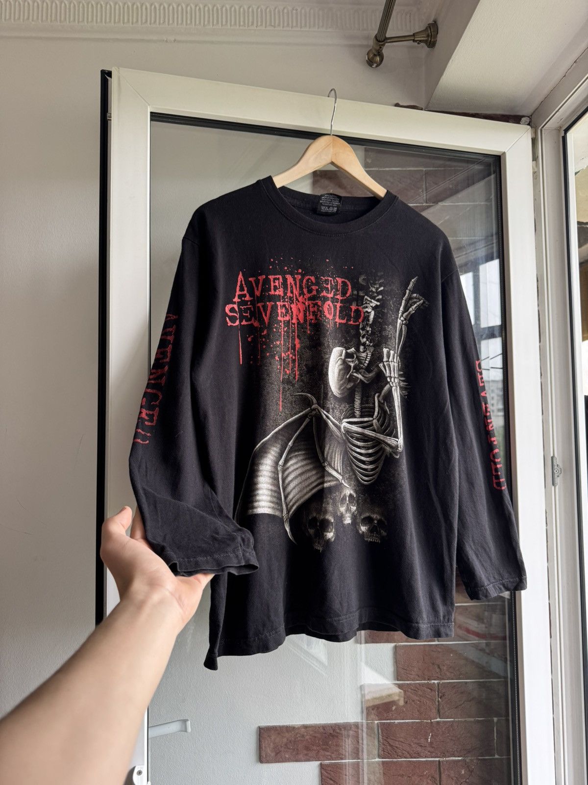 Band Tees Vintage Avenget Sevenfold Long Sleeve 0’s Size US L / EU 52-54 / 3 - 3 Thumbnail