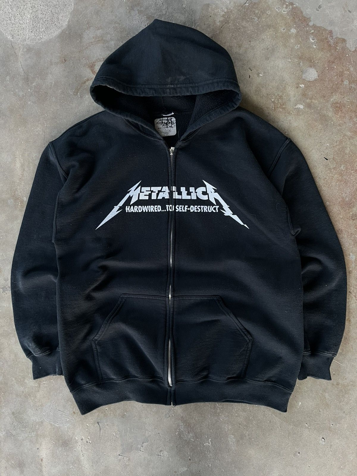Vintage Vintage Metallica Band Zip Up Jacket Sweatshirt Hoodie Size US L / EU 52-54 / 3 - 1 Thumbnail