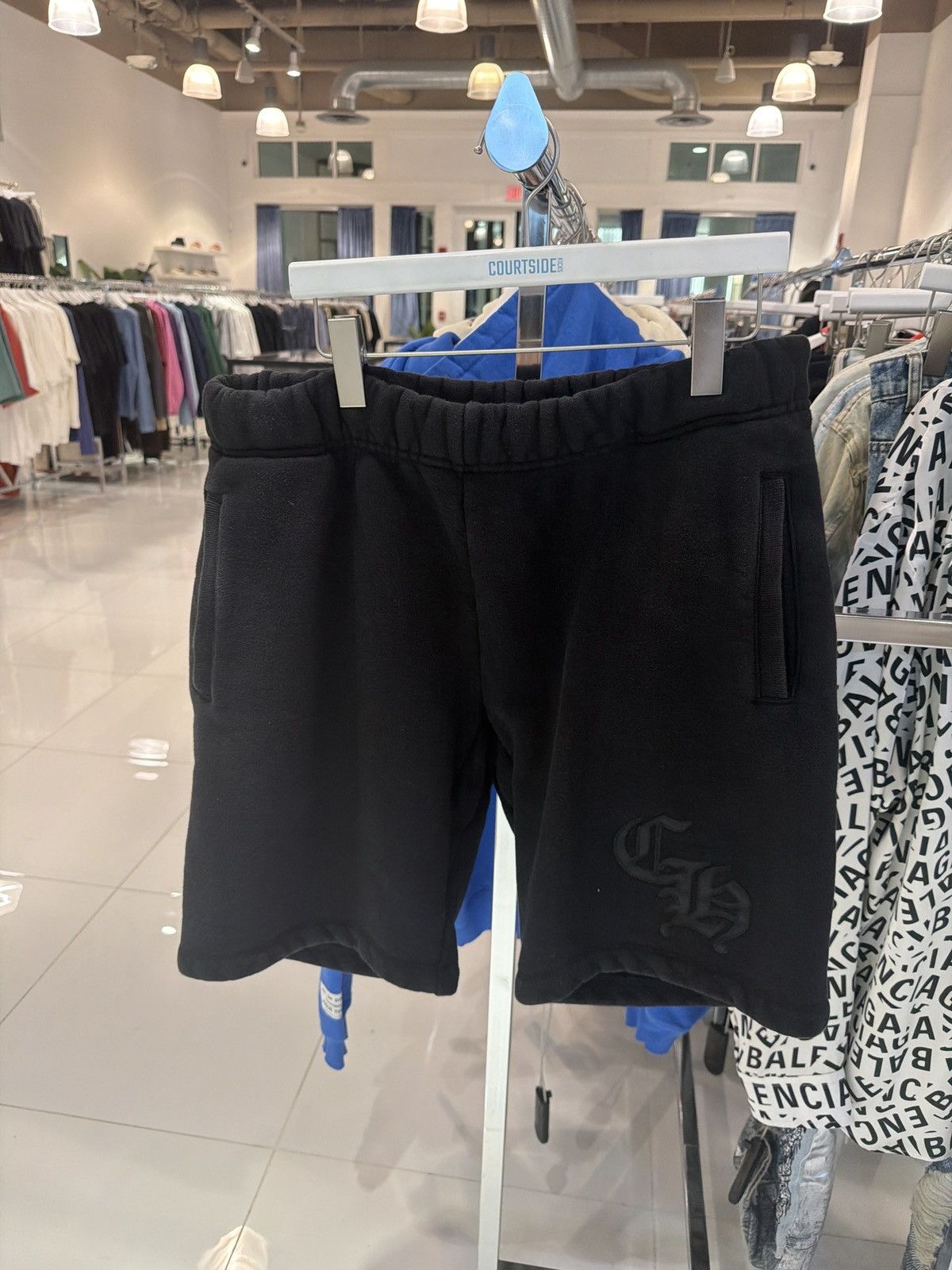 Chrome Hearts Chrome Hearts 711 CH Black Sweat Shorts Size US 36 / EU 52 - 1 Thumbnail