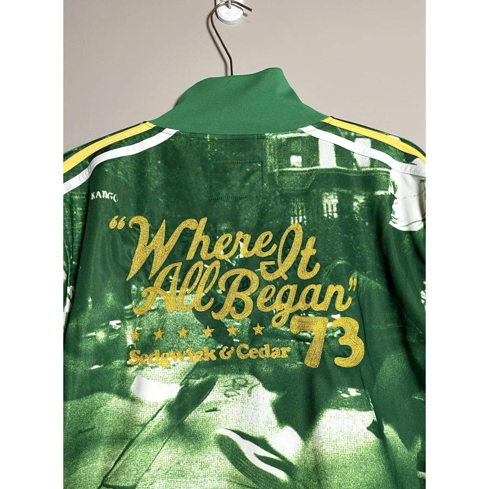 Vintage Sedgwick & Cedar Track Jacket 3XL Men Green 1973 24" Pit to Pit 31" Length Vintage? 2020s? Size US XXL / EU 58 / 5 - 3 Thumbnail