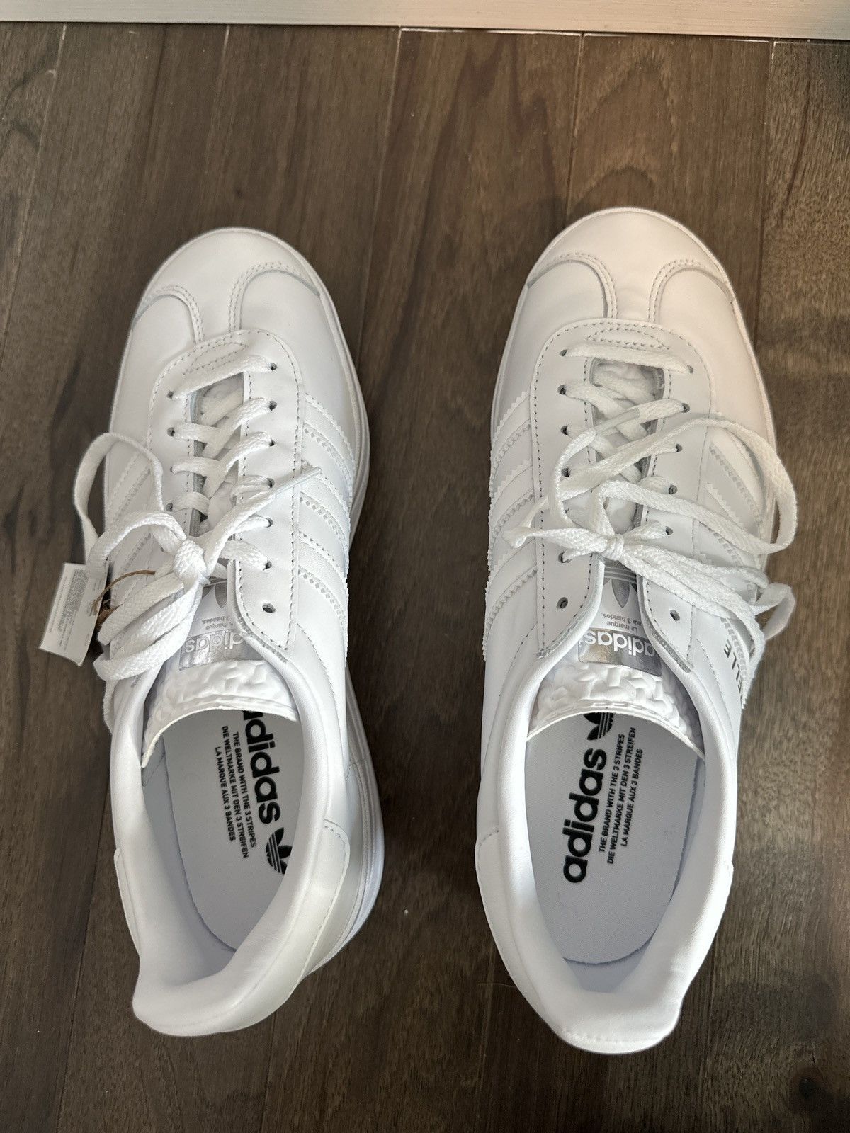 Adidas Adidas Gazelle Bold ‘Triple White’ Size US 9 / IT 39 - 6 Thumbnail