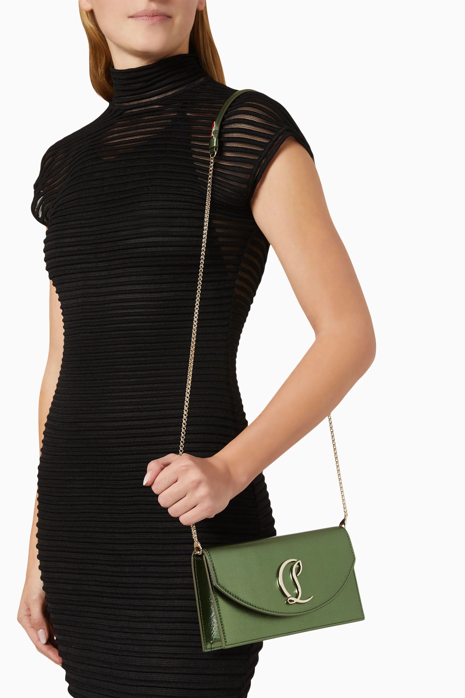 Christian Louboutin o1w1db10425 Bags in Olive Size ONE SIZE - 2 Thumbnail