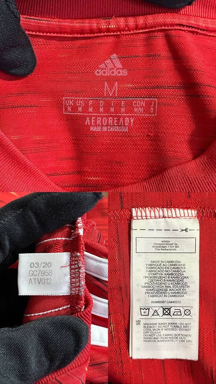 Adidas Manchester United Home 2020 2021 Adidas footballShirt Jersey Size US M / EU 48-50 / 2 - 5 Thumbnail