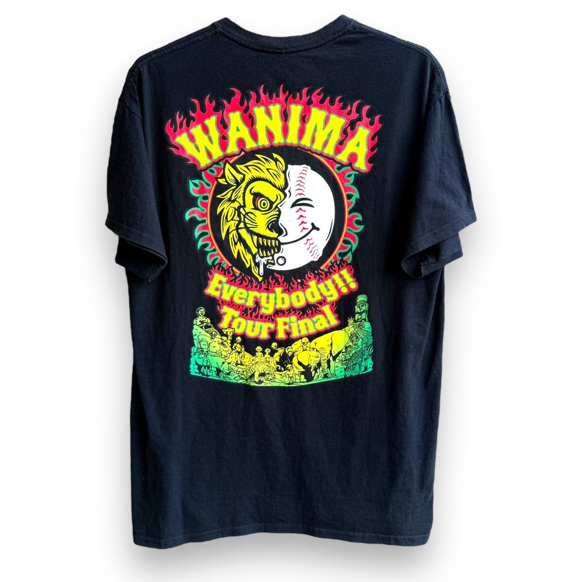 Gildan WANIMA No Image Felt Thing Japanese Punk Rock Band Tee Size US L / EU 52-54 / 3 - 1 Thumbnail