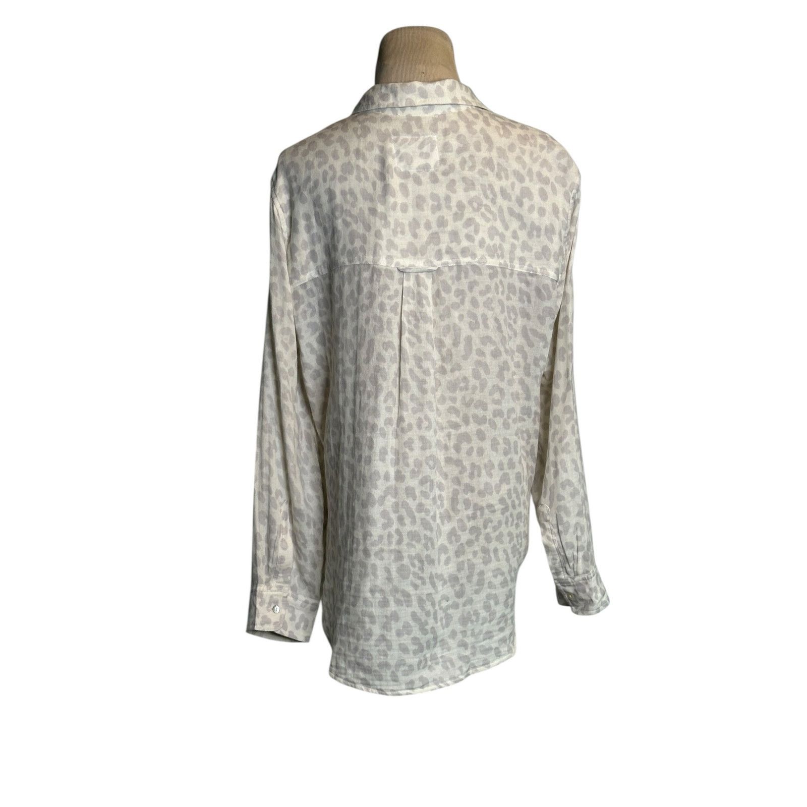 Rails Rails Ellis Grey Jaguar Button Front Shirt Tunic size Small Size S / US 4 / IT 40 - 9 Thumbnail