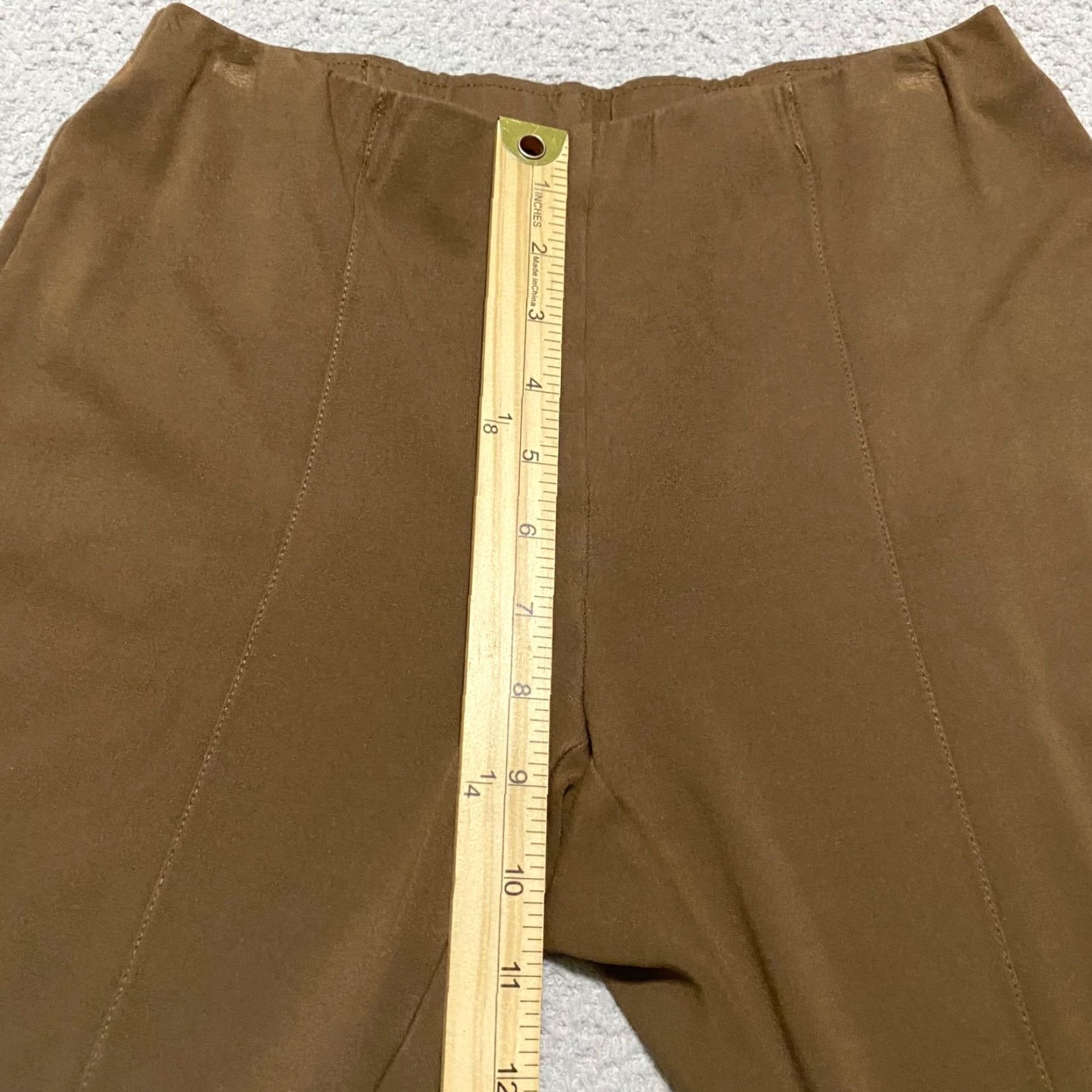 J. Jill J. Jill Womens Pants Leggings PS Brown Skinny Ponte Ankle Pull On Mid Rise Size 28" / US 6 / IT 42 - 7 Thumbnail