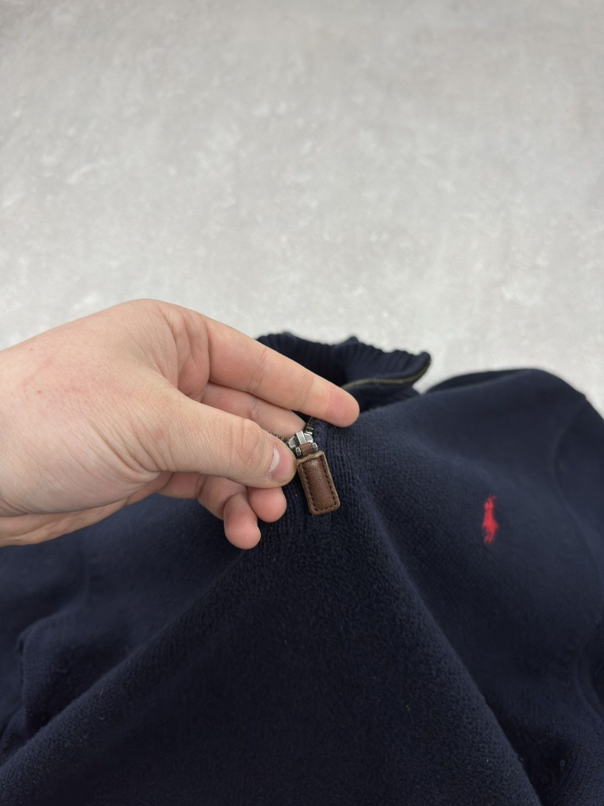 Polo Ralph Lauren Polo Ralph Lauren 1/4 Zip Cotton Sweater Long Sleeve Mens Size US L / EU 52-54 / 3 - 7 Thumbnail