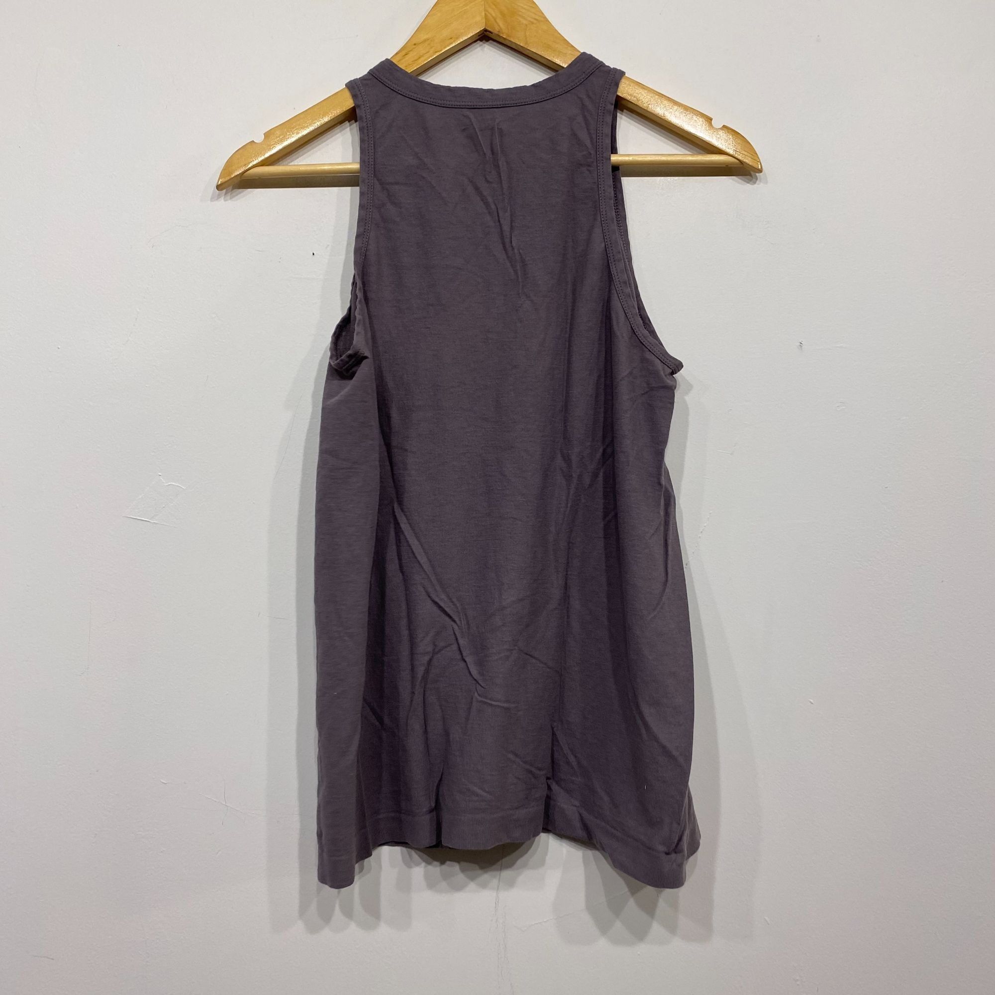 Athleta Athleta Grey Cotton Tank Top Size Small Size S / US 4 / IT 40 - 3 Thumbnail