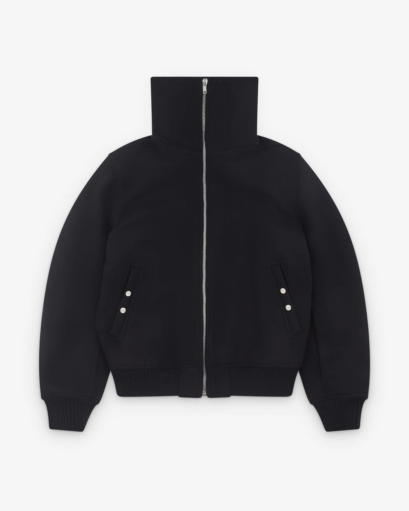 Rick Owens Rick Owens Men’s Blixa Dracucollar Bomber Jacket Size US M / EU 48-50 / 2 - 1 Thumbnail