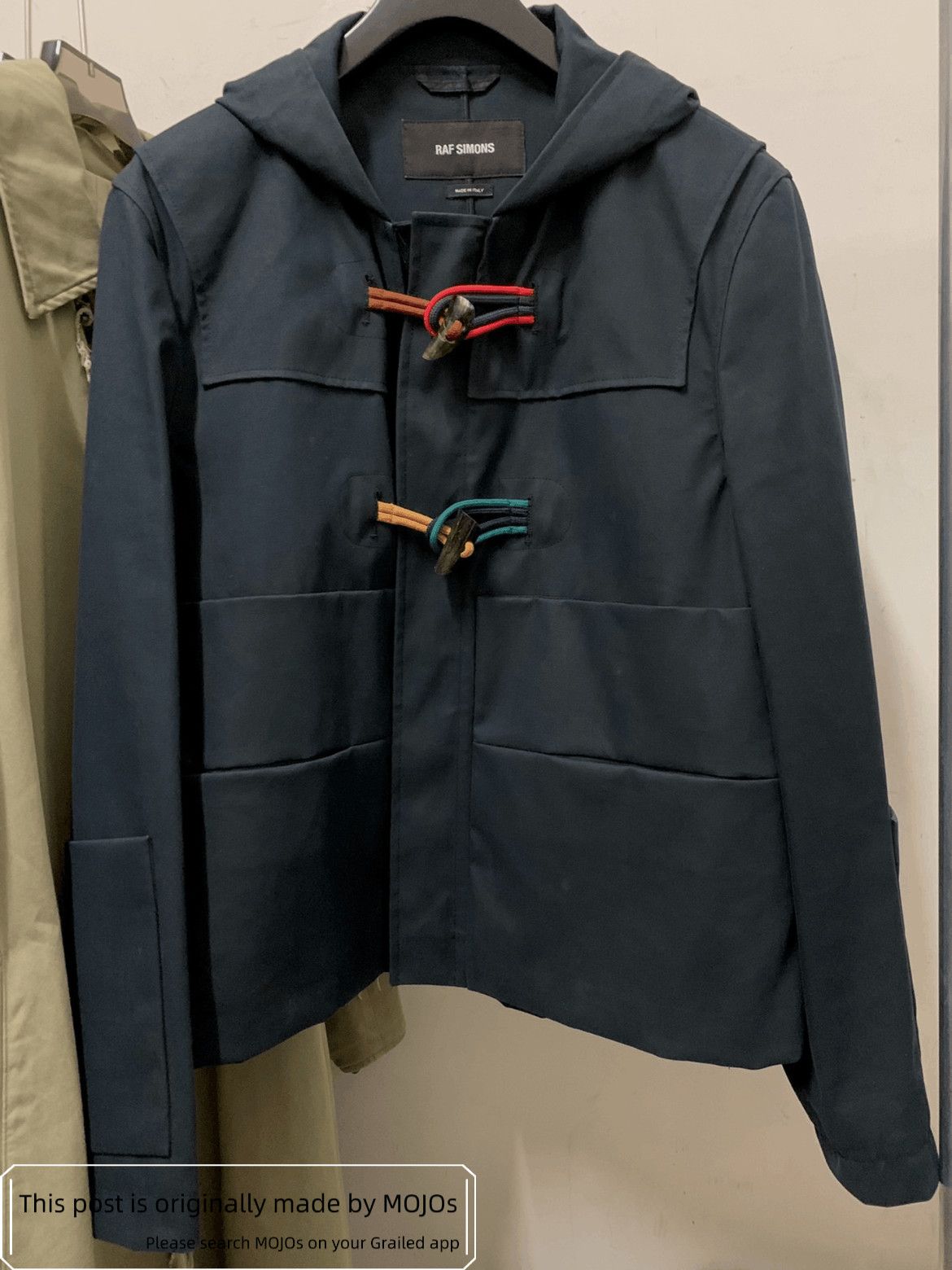 Sz 48 Raf Simons 11AW Runway Multi Pocket Jacket