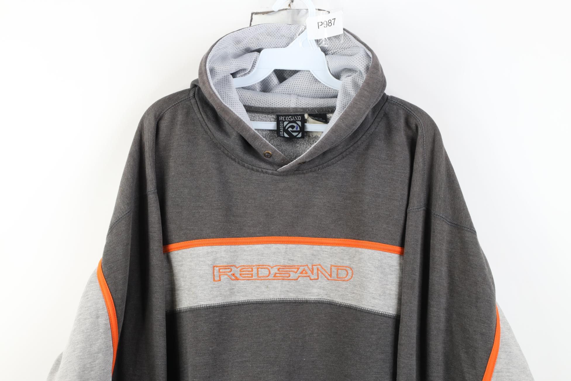 Vintage Vintage 90s Redsand Volleyball Spell Out Hoodie Sweatshirt Size US XL / EU 56 / 4 - 2 Thumbnail