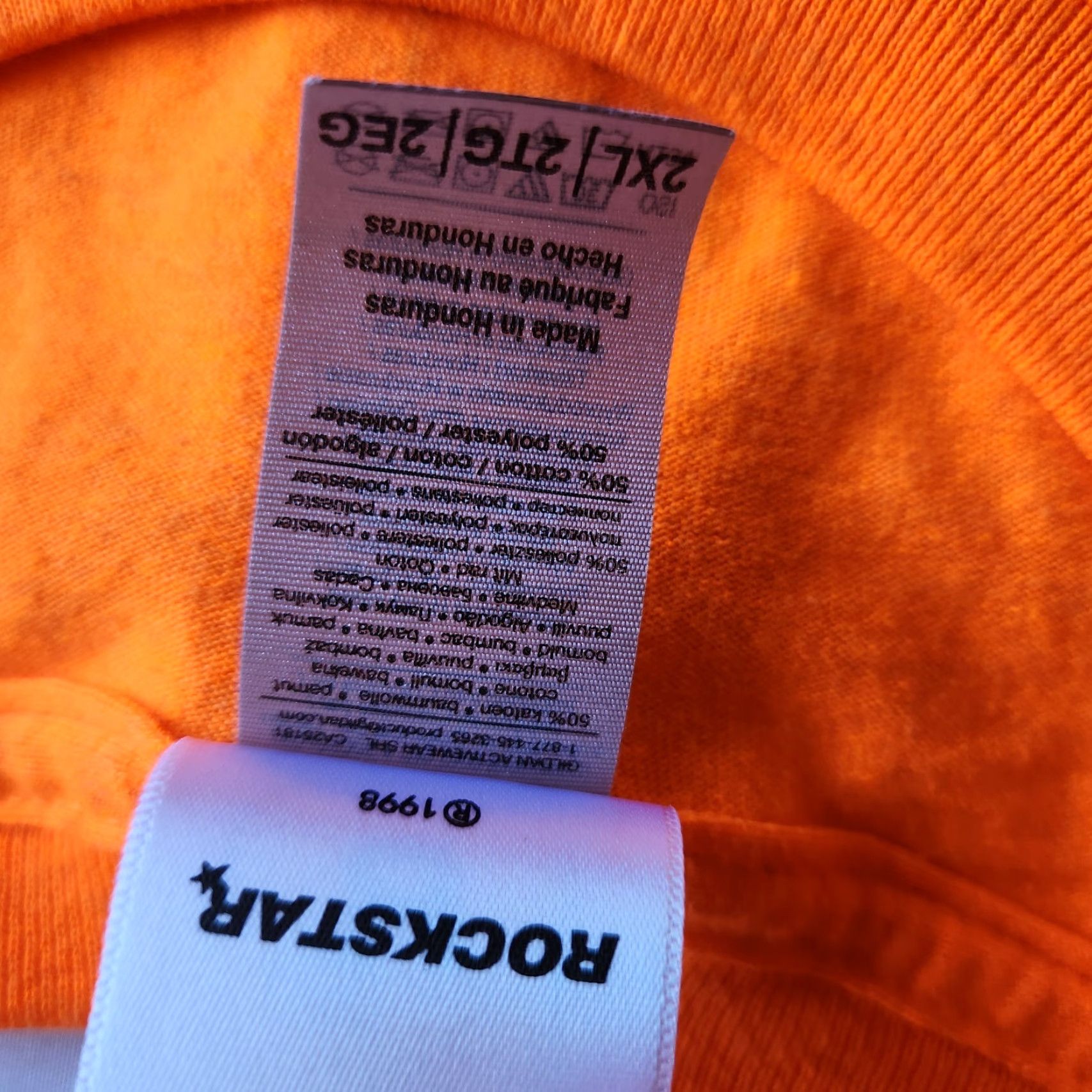 Vintage VINTAGE Grand Theft Auto GTA V DJ Pooh Rockstar Games 2013 Rare Orange 2XL Promo T-Shirt Shirt Mens Short Sleeve Crew Ne... Size US XXL / EU 58 / 5 - 7 Thumbnail