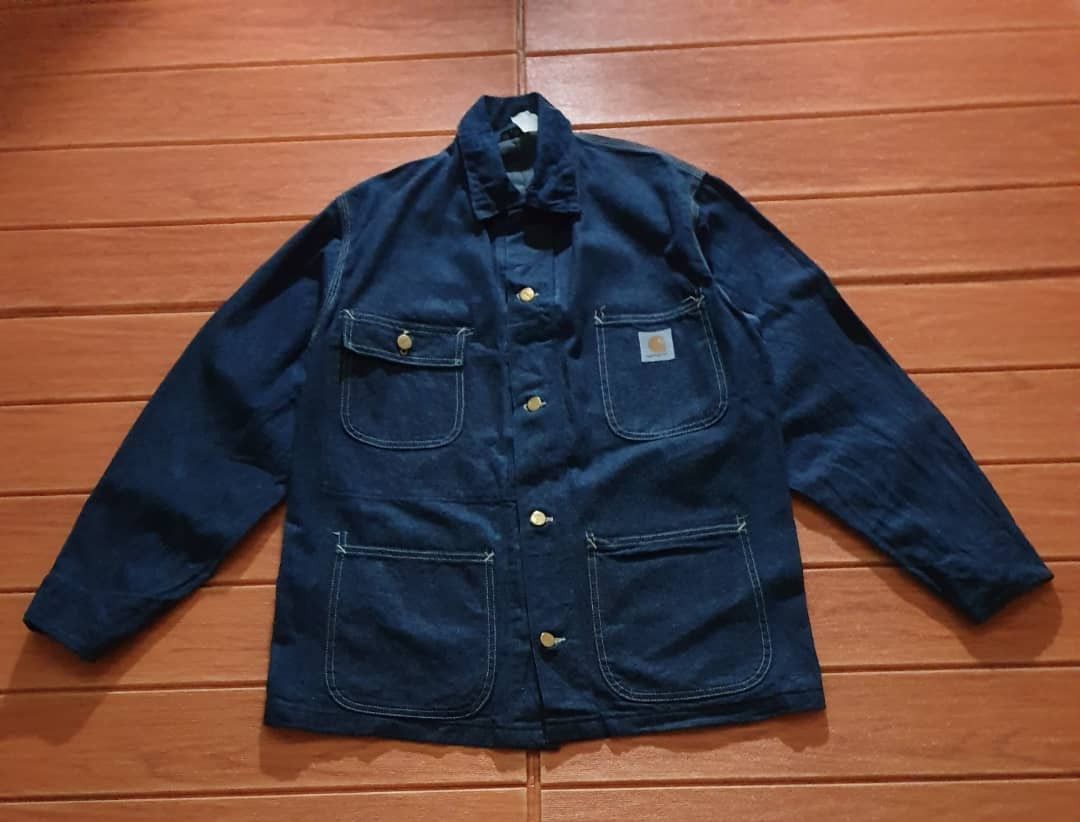 Carhartt 💥Carhatt workers blue colour chore jacket Size US M / EU 48-50 / 2 - 3 Thumbnail