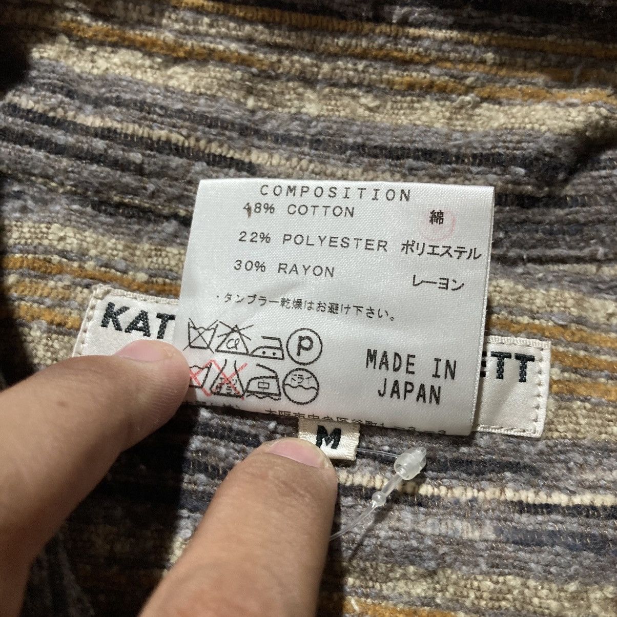 Japanese Brand 🇯🇵 Vintage Katharine Hamnett London Texture Shirt Luxury Size US M / EU 48-50 / 2 - 17 Thumbnail