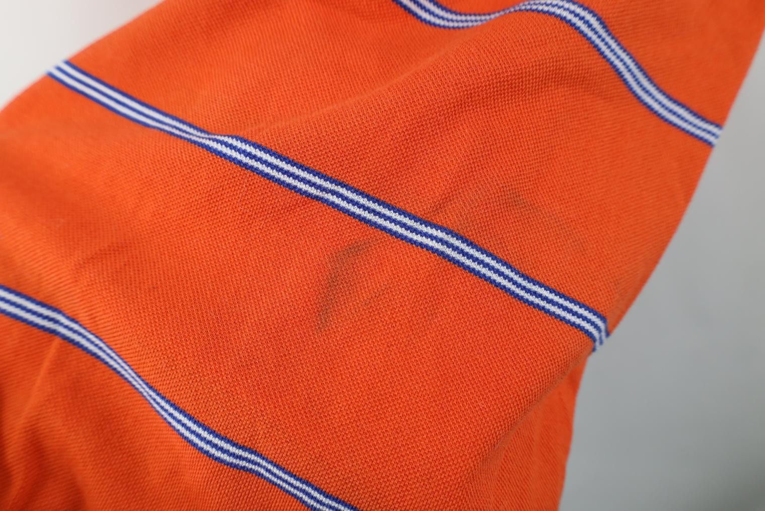 Vintage Vintage 90s Streetwear Knit Collared Golf Polo Shirt Orange Size US L / EU 52-54 / 3 - 5 Thumbnail