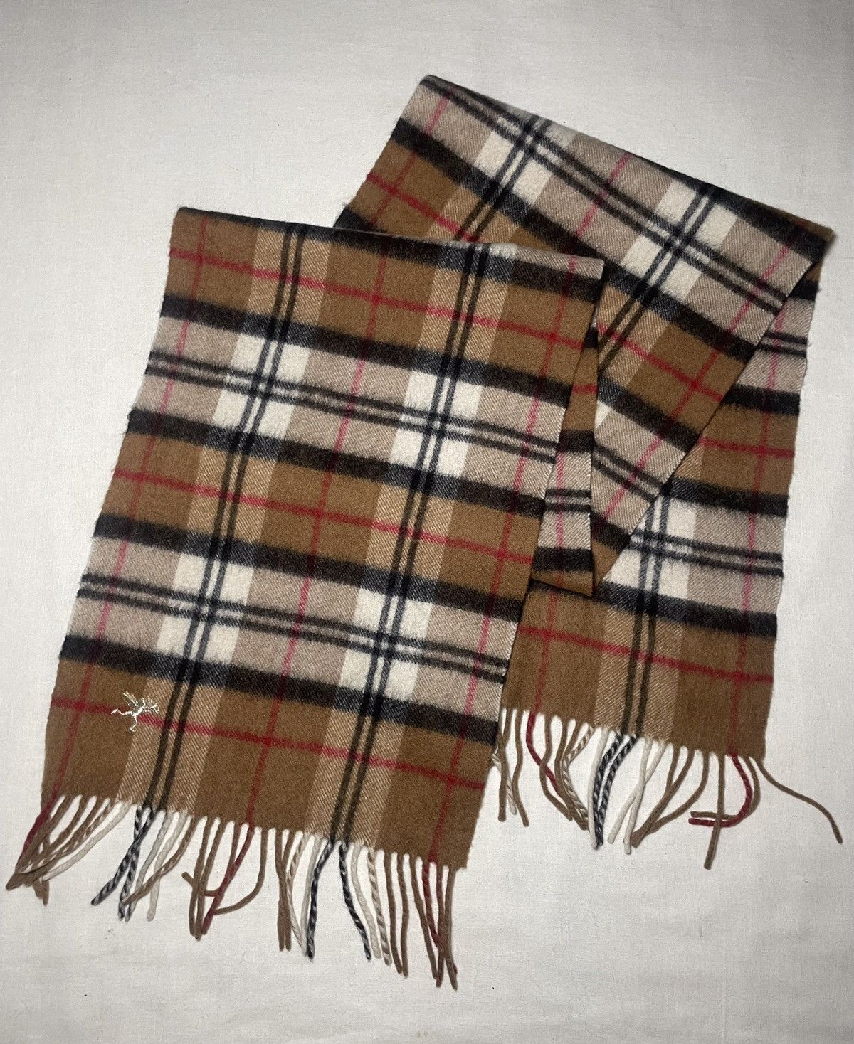Vintage Creations tartan cashmere scarf Size ONE SIZE - 5 Thumbnail