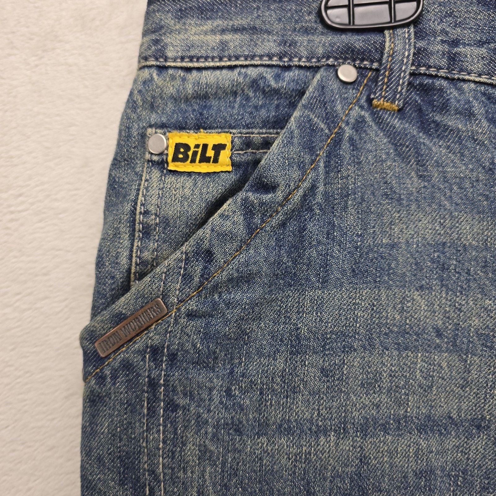 Other Bilt Iron Workers Jeans Mens 38 Protective Lining W/ Pads Size US 38 / EU 54 - 5 Thumbnail