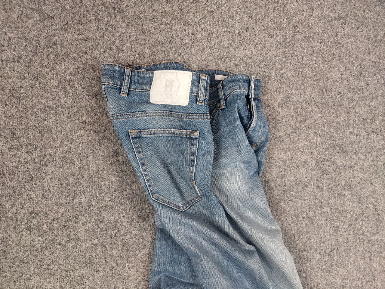 PT Torino PT Torino Reggae Design Ankle Wash blue Denim Jeans Size US 33 - 10 Thumbnail