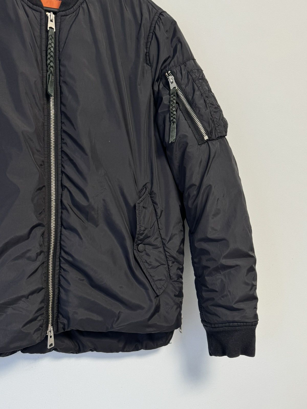 Allsaints Allsaints Women’s Bomber Jacket Avant Garde Y2K Style Size S / US 4 / IT 40 - 3 Thumbnail