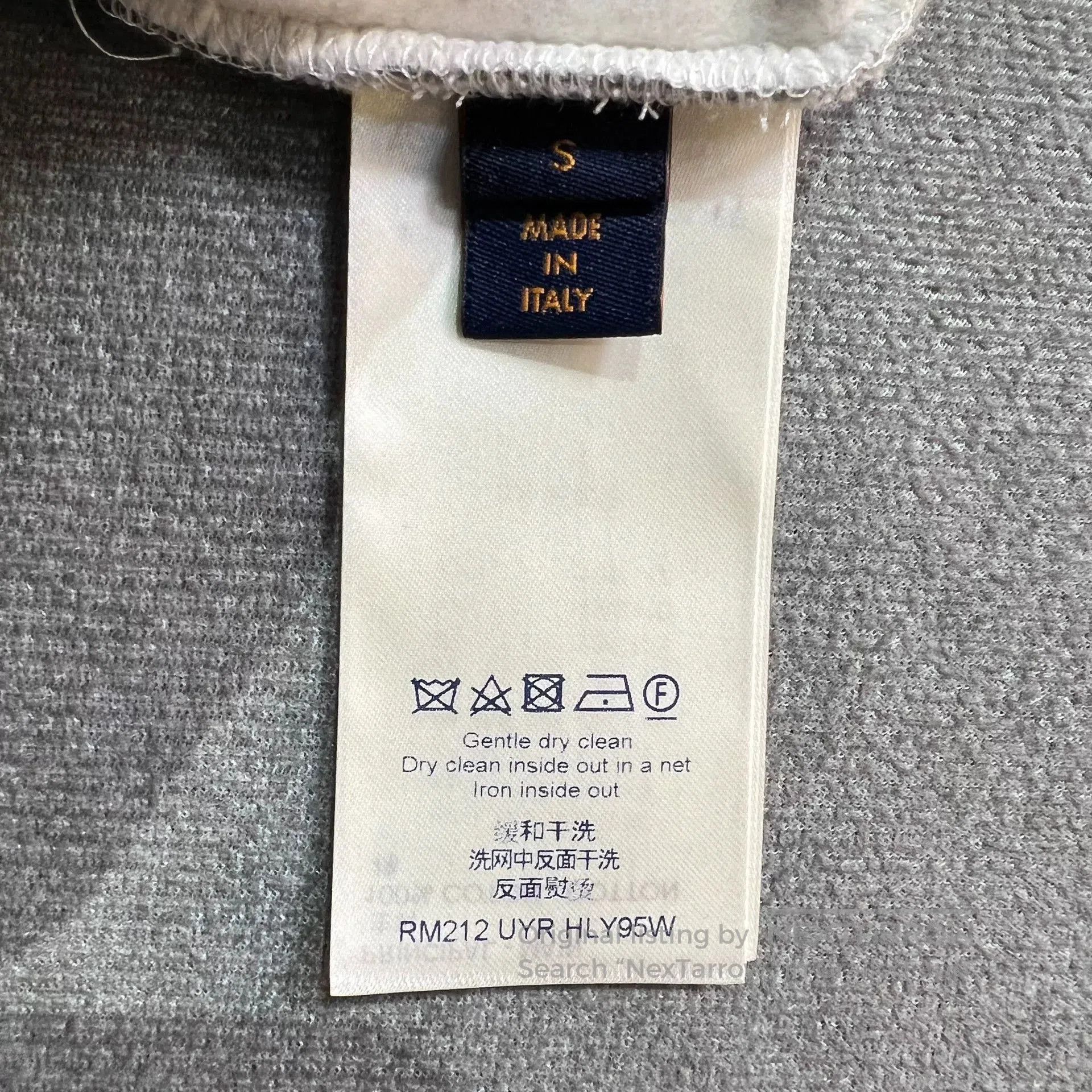 Louis Vuitton Louis Vuitton Gray Flocked Tourist Letter Hoodie. Size US S / EU 44-46 / 1 - 8 Thumbnail
