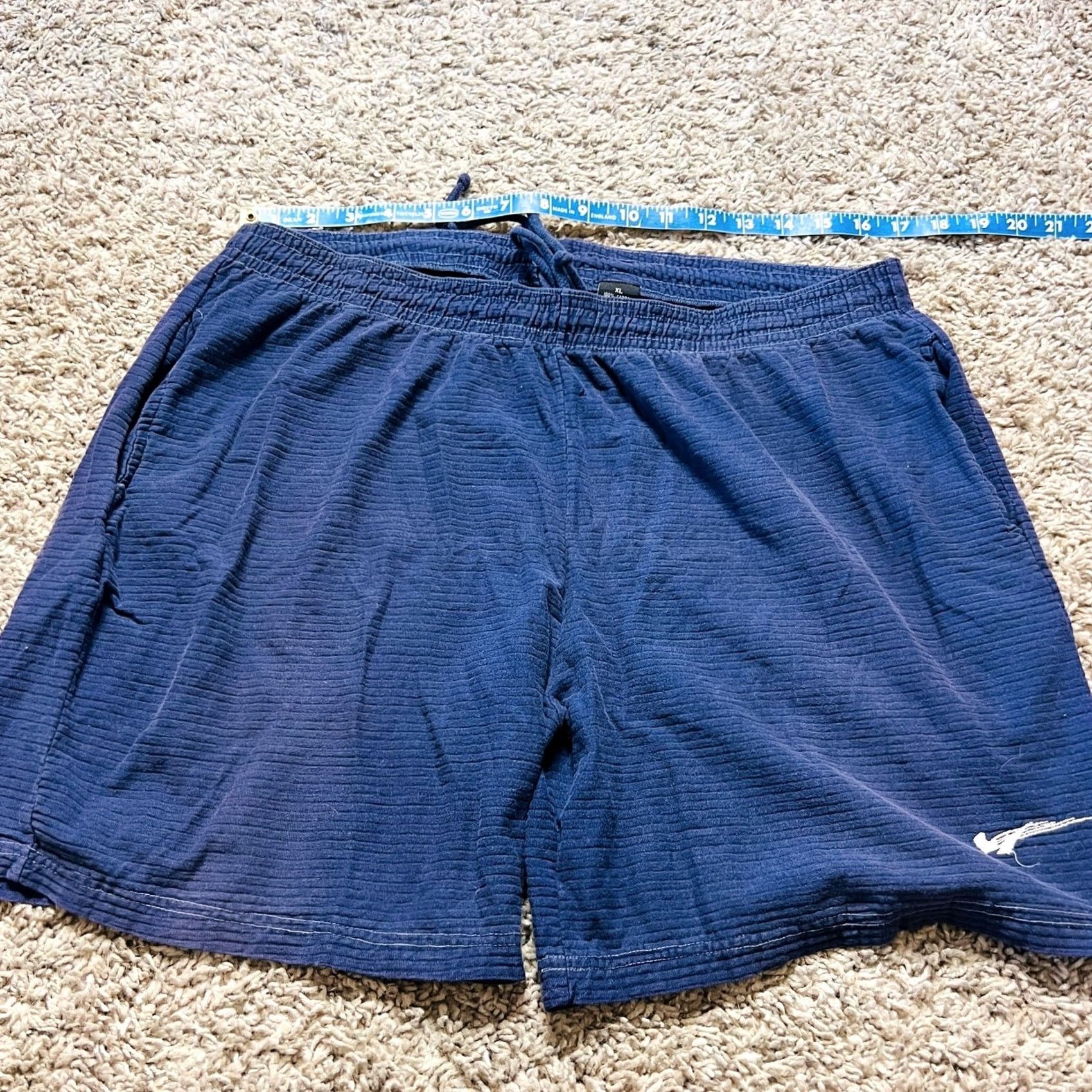 McGregor VINTAGE Mac Gregor Mens Blue Drawstring Athletic Shorts XL Short Size US 36 / EU 52 - 2 Thumbnail