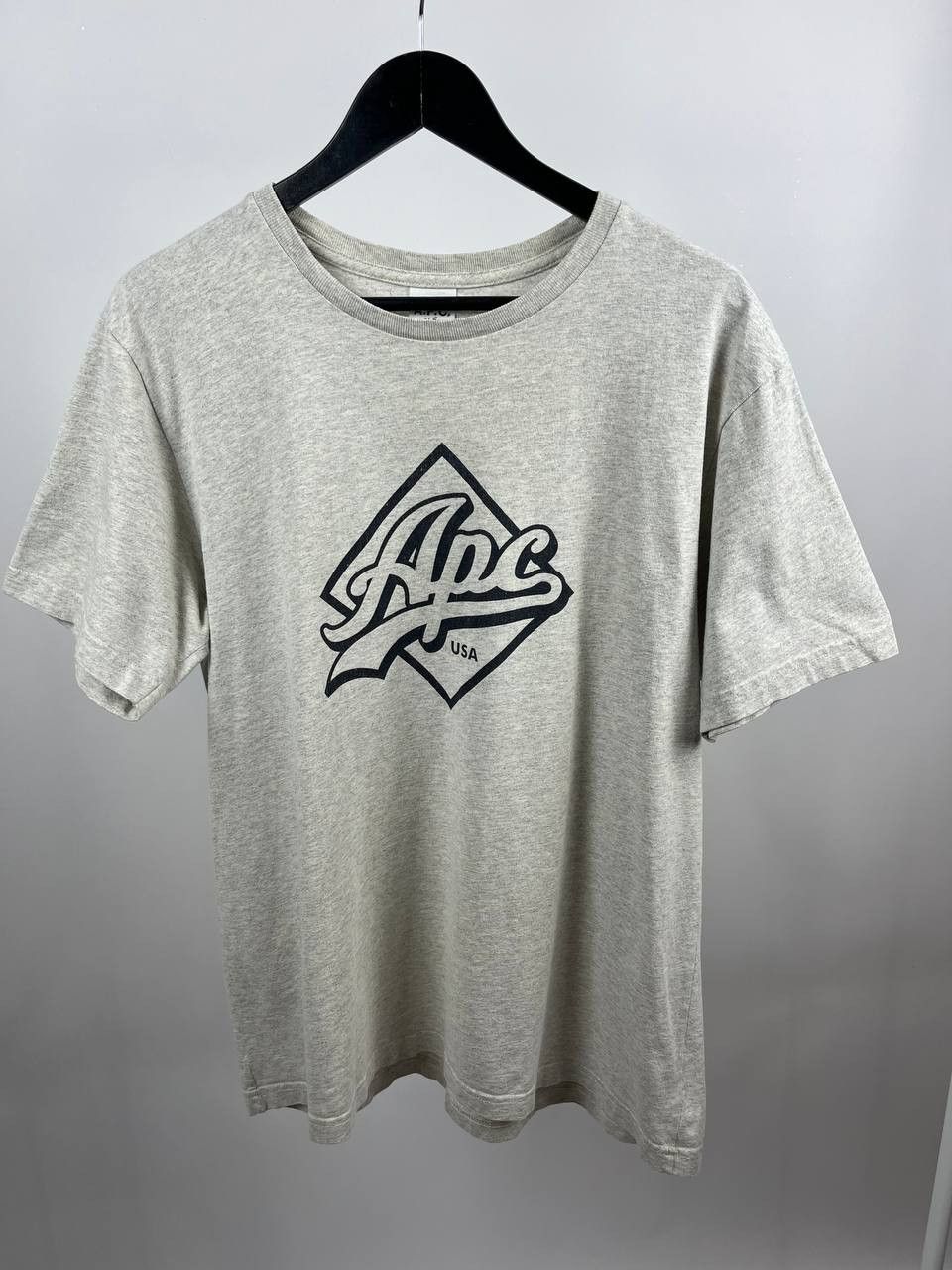 A.P.C. A.P.C. USA Gabriel Logo T-Shirt Made in California Size US XL / EU 56 / 4 - 1 Thumbnail