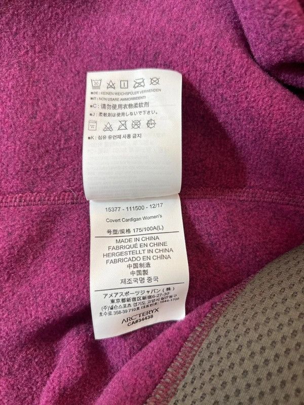 Arc'teryx Arc'teryx Burgundy Fleece Jacket Women L Outdoor Cozy Style Size L / US 10 / IT 46 - 16 Thumbnail