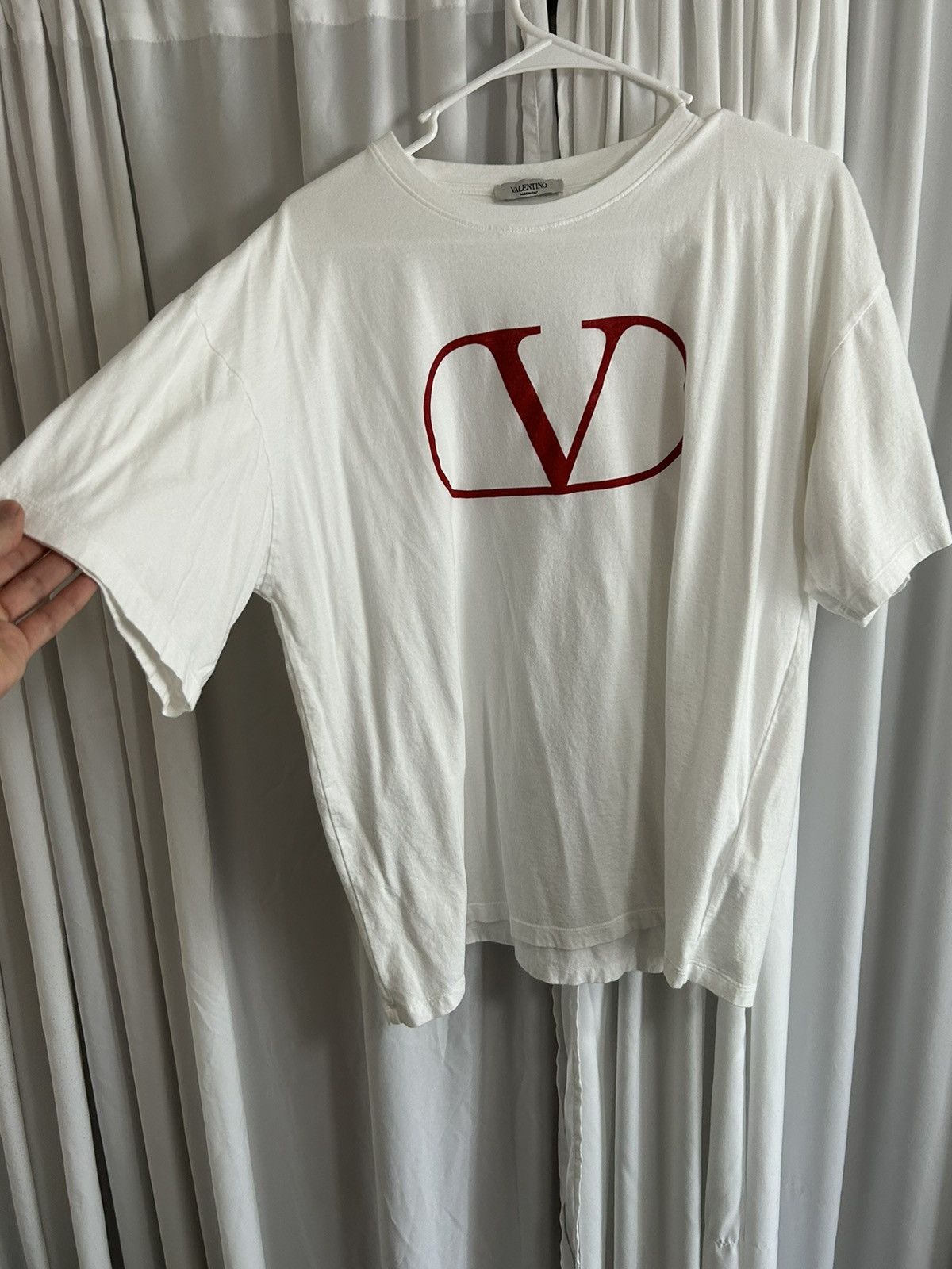 Valentino Valentino Oversized Logo Shirt Size US S / EU 44-46 / 1 - 2 Thumbnail