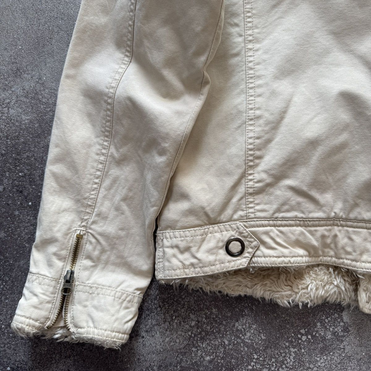 Abercrombie & Fitch Abercrombie & Fitch Vintage Y2K Faux Fur Details Jacket Size L / US 10 / IT 46 - 9 Thumbnail