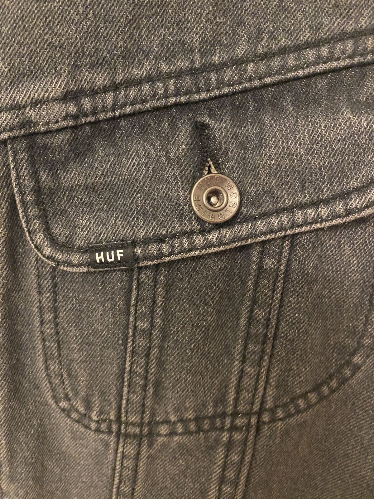 Huf HUF heavy denim jacket Size US M / EU 48-50 / 2 - 2 Thumbnail