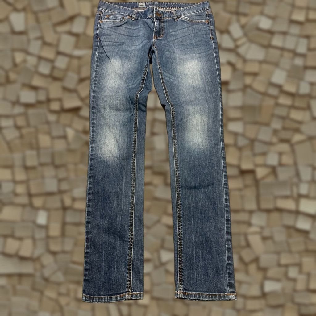 Mossimo Mossimo Jeans Womens 10R Blue Denim Skinny 30.5in Regular Inseam Size 32" / US 10 / IT 46 - 1 Thumbnail