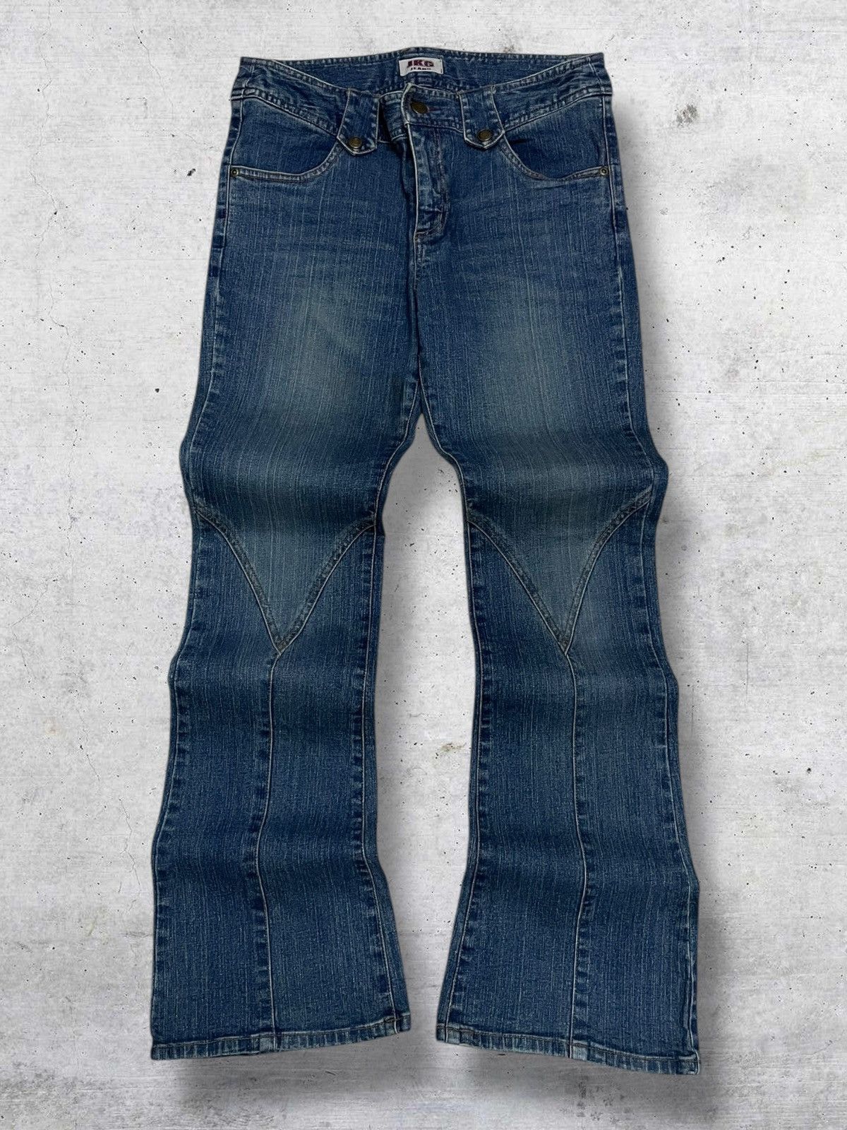 Tornado Mart Tornado Mart Western Python flare denim | Grailed