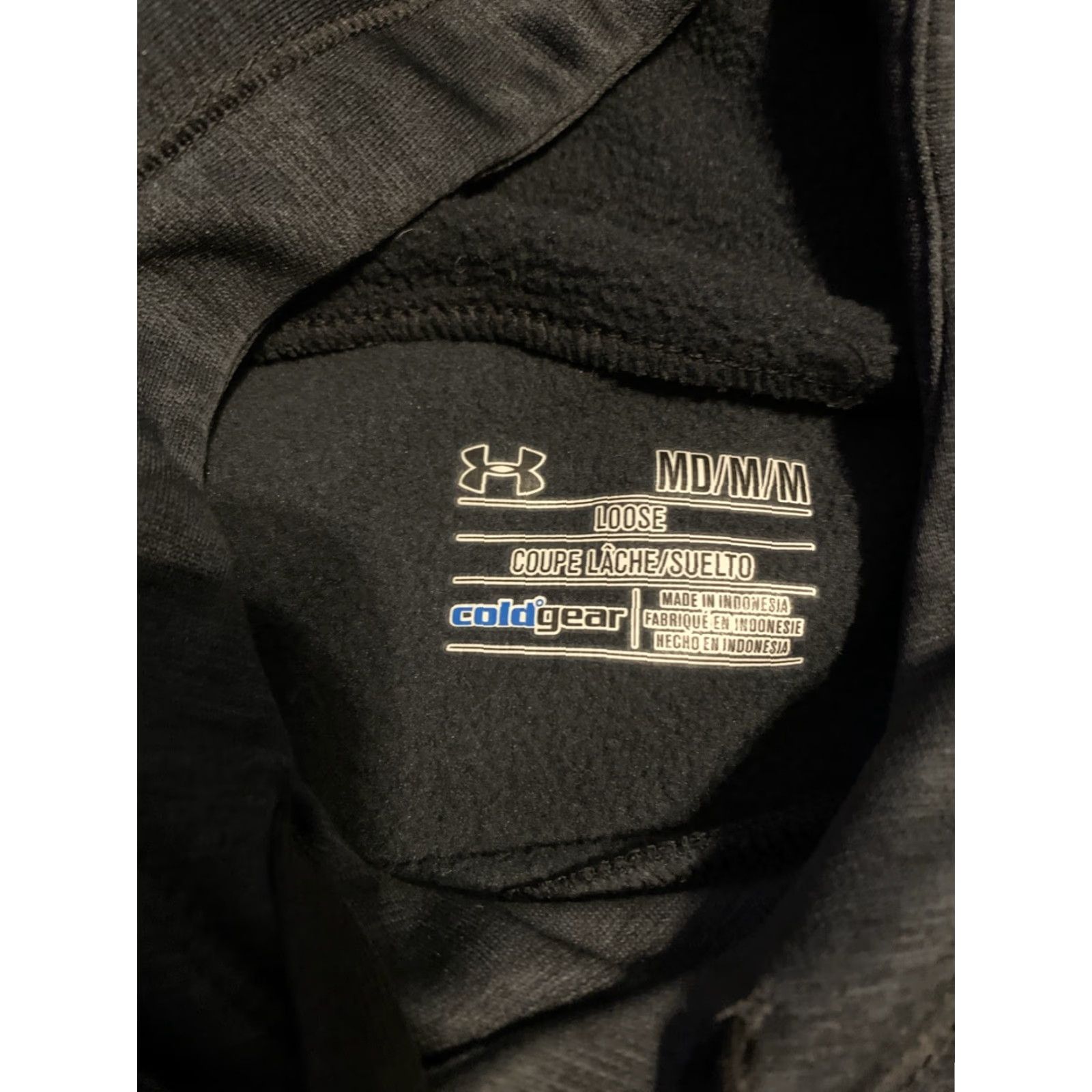 Under Armour Under Armour Hoodie Pullover Long Sleeve Black XS-XL Regular Size M L/S Cold Gear Fleece Pocket Logo Size M / US 6-8 / IT 42-44 - 5 Thumbnail