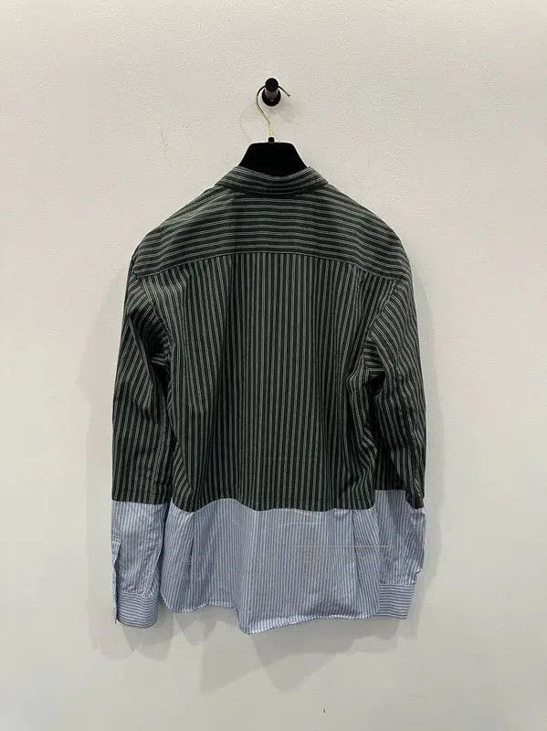 Comme des Garcons COMME des GARÇONS Green Striped Long Sleeve Shirt . Size US S / EU 44-46 / 1 - 2 Thumbnail