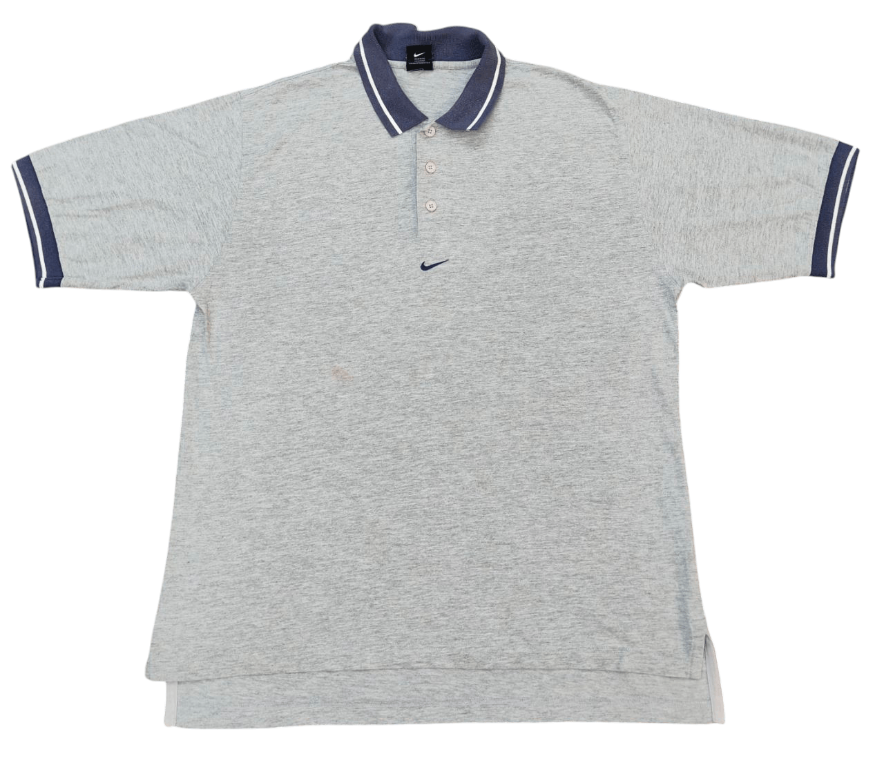 Nike 90s Vintage Nike Center Logo Polo T Size US L / EU 52-54 / 3 - 1 Thumbnail