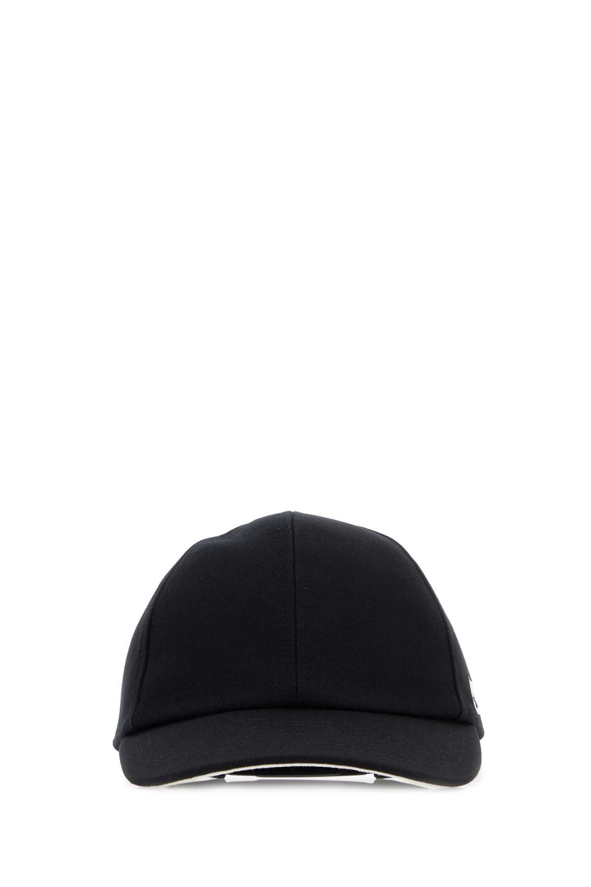 Courreges Black Cotton Baseball Cap Size ONE SIZE - 1 Thumbnail