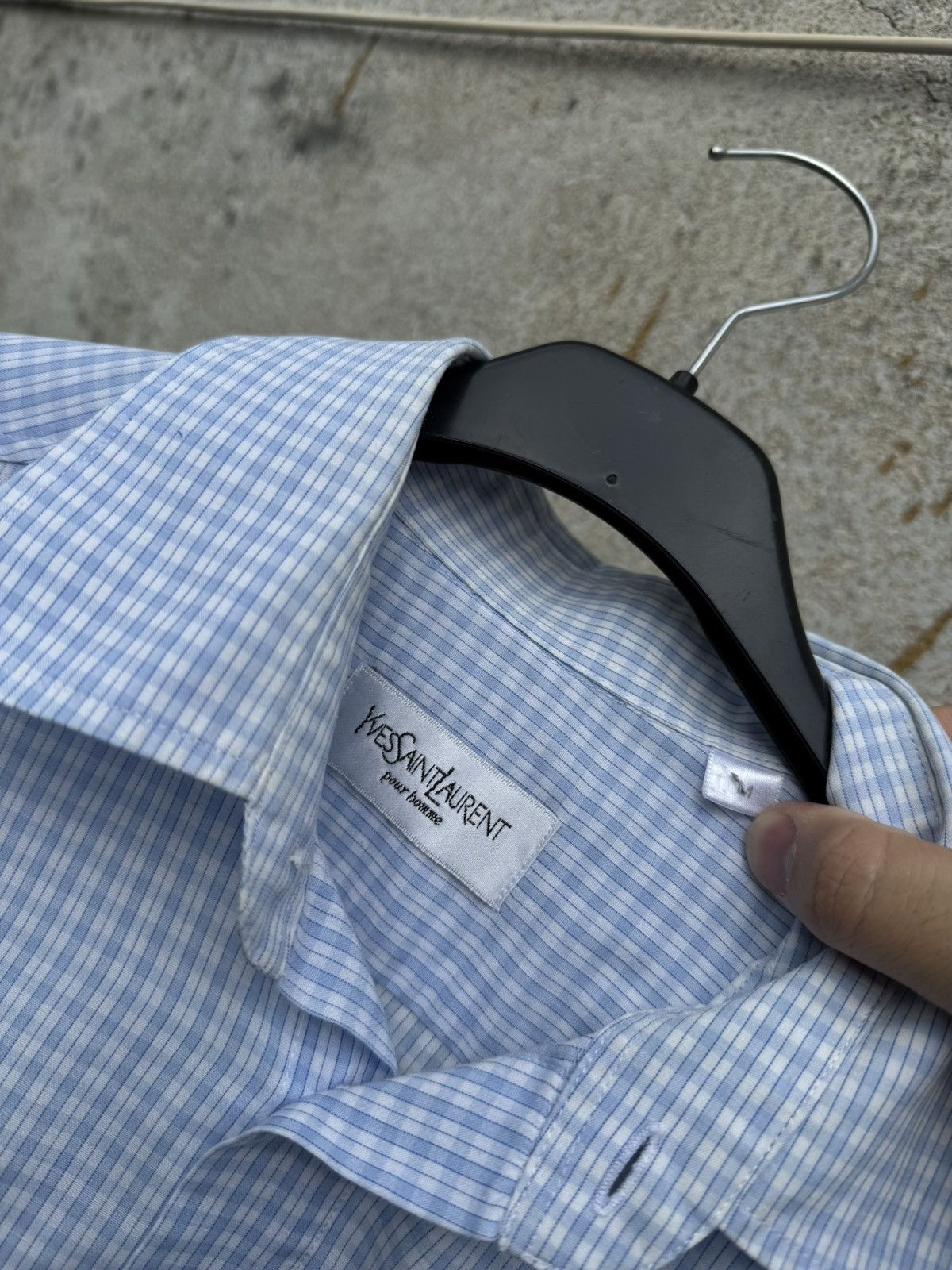 Yves Saint Laurent Yves Saint Laurent Boxy Cropped Checkered Shirt Avant Garde Size US M / EU 48-50 / 2 - 4 Thumbnail