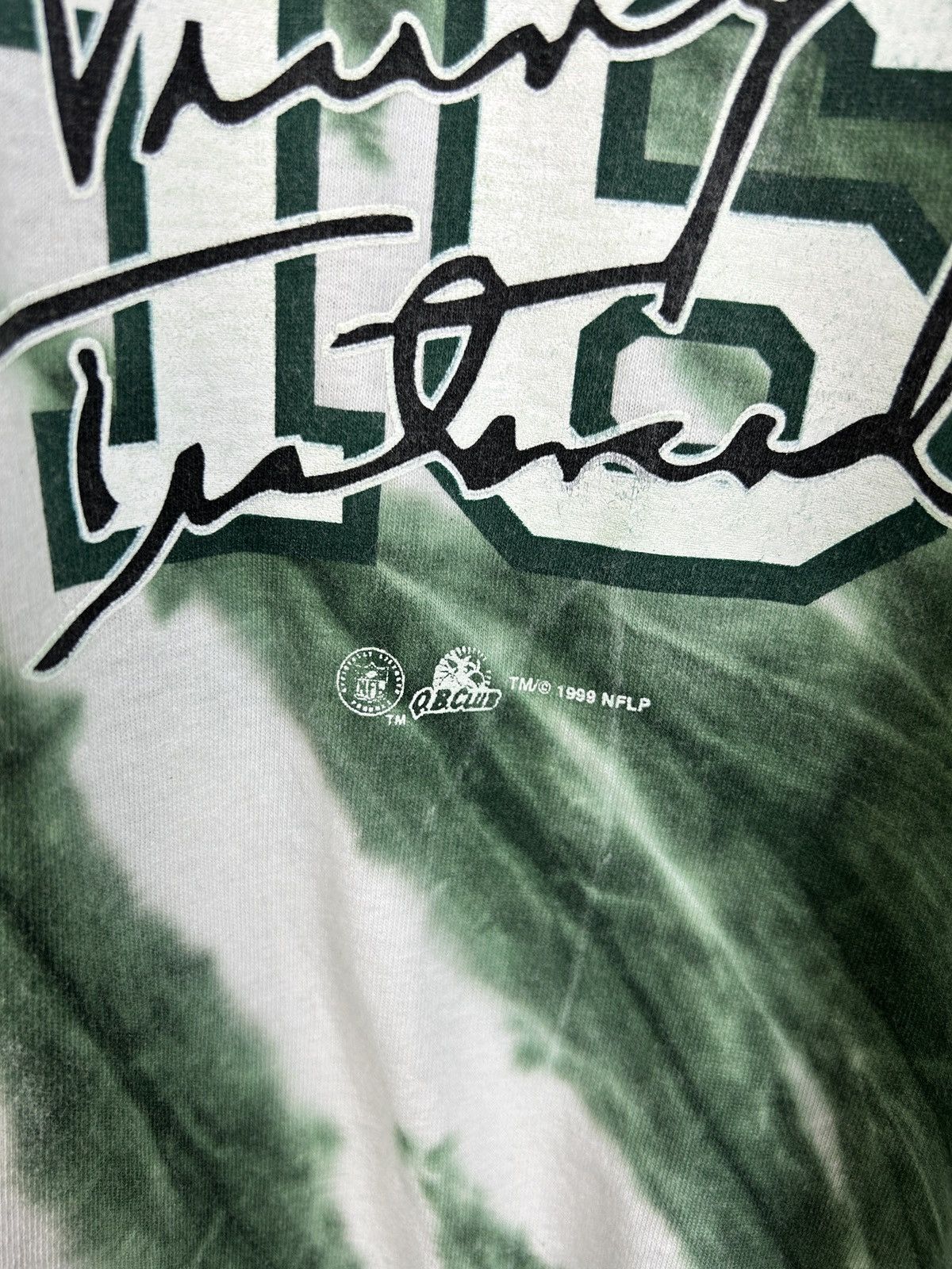 NHL 90s New York Jets #16 Vinny Testaverde 1999 Tie Dye T-Shirt Size US XL / EU 56 / 4 - 3 Thumbnail