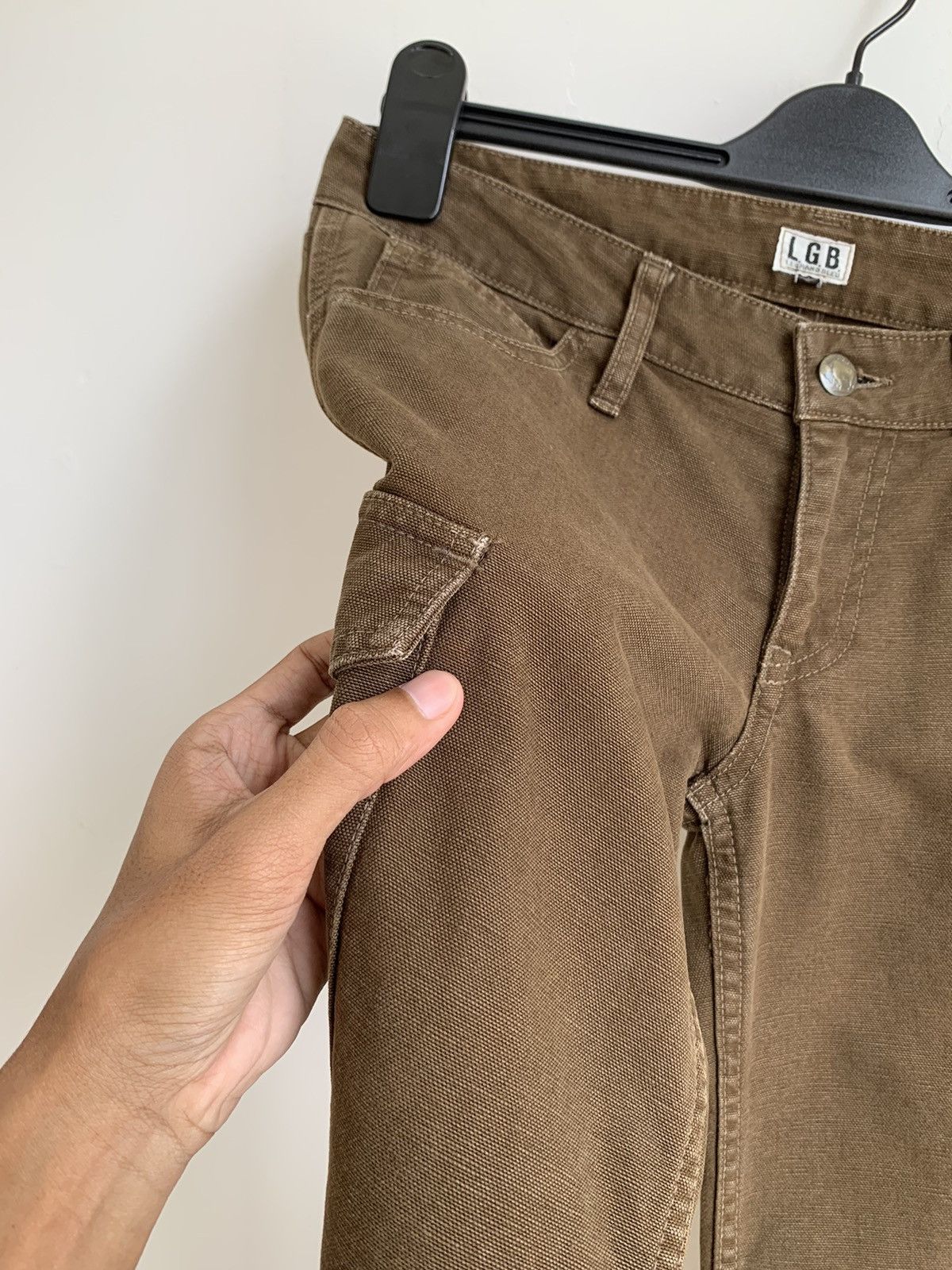 If Six Was Nine 2000s L.G.B Canvas Leg Zipper Cargo Pant Size US 26 / EU 42 - 8 Thumbnail