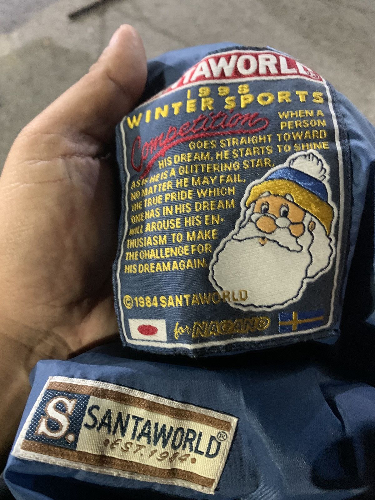 Japanese Brand Vintage SantaWorld 1984 Light Jacket Size US L / EU 52-54 / 3 - 5 Thumbnail