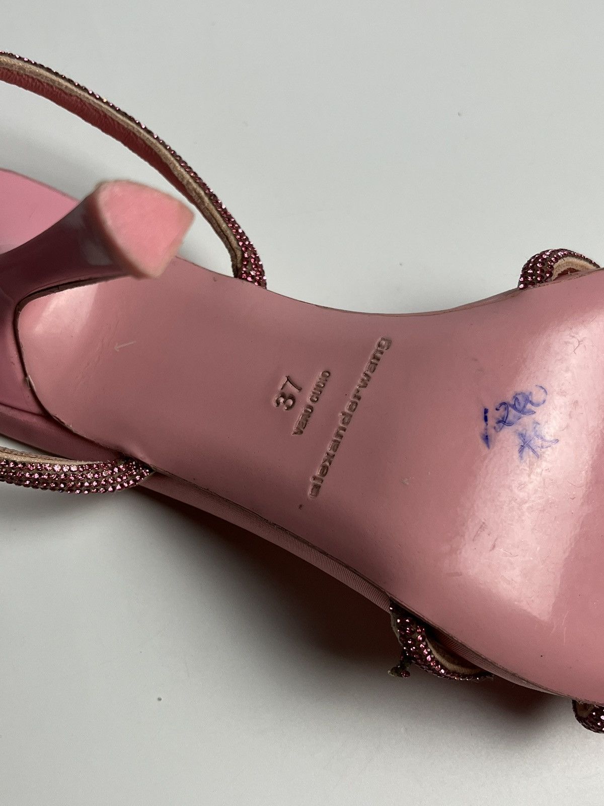 Alexander Wang Alexander Wang Pink Dahlia Rhinestone Heels Sandals Size US 7 / IT 37 - 13 Thumbnail