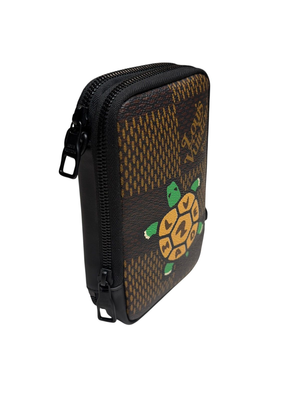 Louis Vuitton × Nigo Louis Vuitton x Nigo Damier Ebene Giant Tortoise Side Bag Size ONE SIZE - 7 Thumbnail