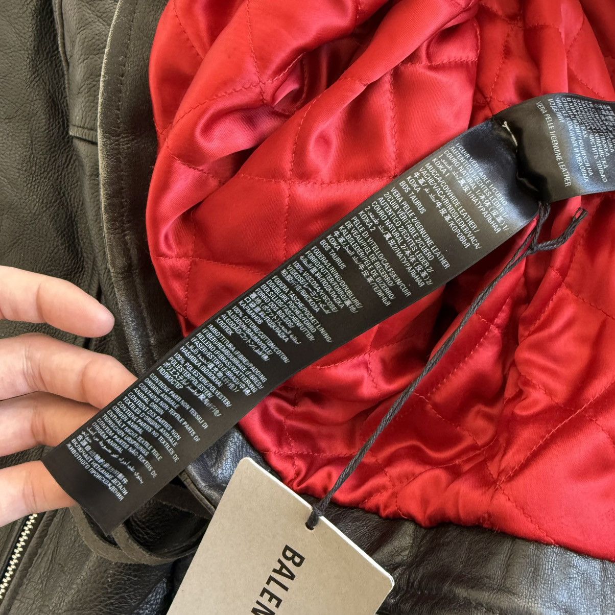 Balenciaga Balenciaga Fringed-Upcycled Leather Jacket Size US M / EU 48-50 / 2 - 9 Thumbnail