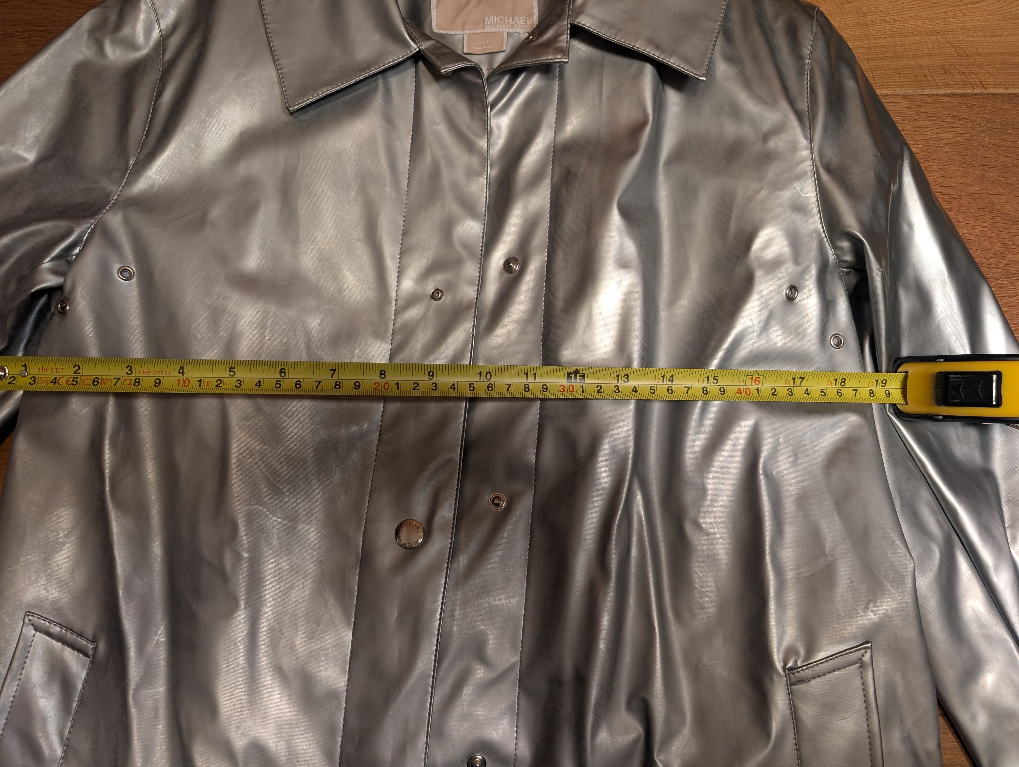 Michael Kors Lined PVC silver raincoat Size XS / US 0-2 / IT 36-38 - 6 Thumbnail
