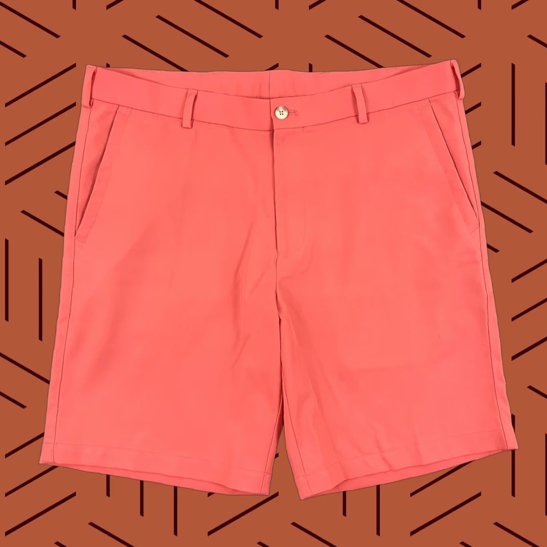Peter Millar Peter Millar Salem Shorts Mens 36 9" Pink Orange Performance Kings Creek Crown Size US 36 / EU 52 - 1 Thumbnail