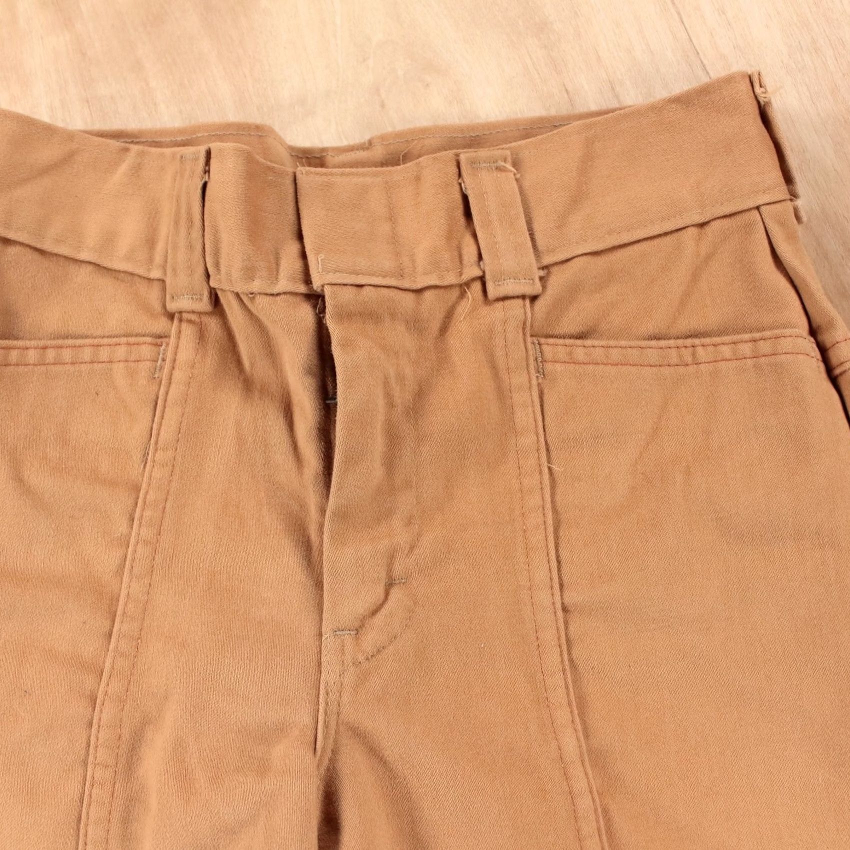 Vintage VINTAGE 60s 70s Pants Scovill Zip light brown beige 26x26 USA Unisex Adults Size US 26 / EU 42 - 4 Thumbnail