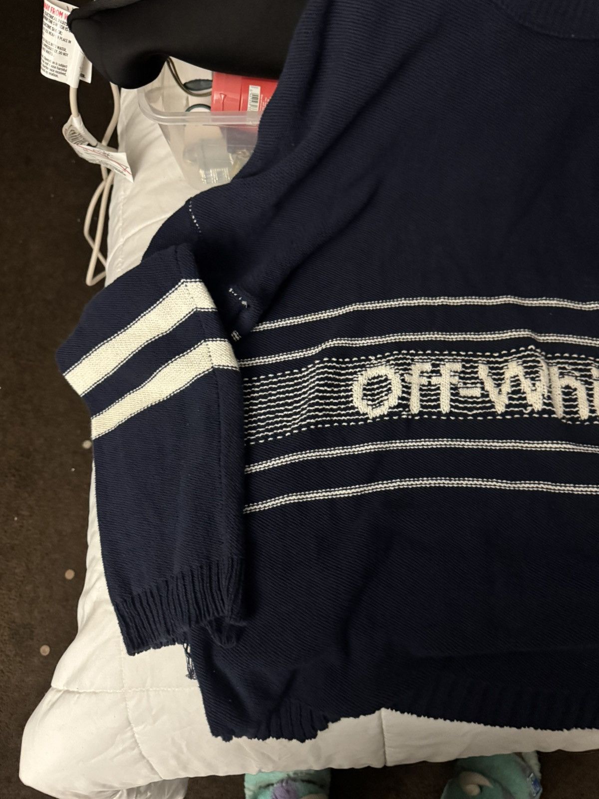 Off-White Off-White Knitwear Sweater Size US L / EU 52-54 / 3 - 3 Thumbnail