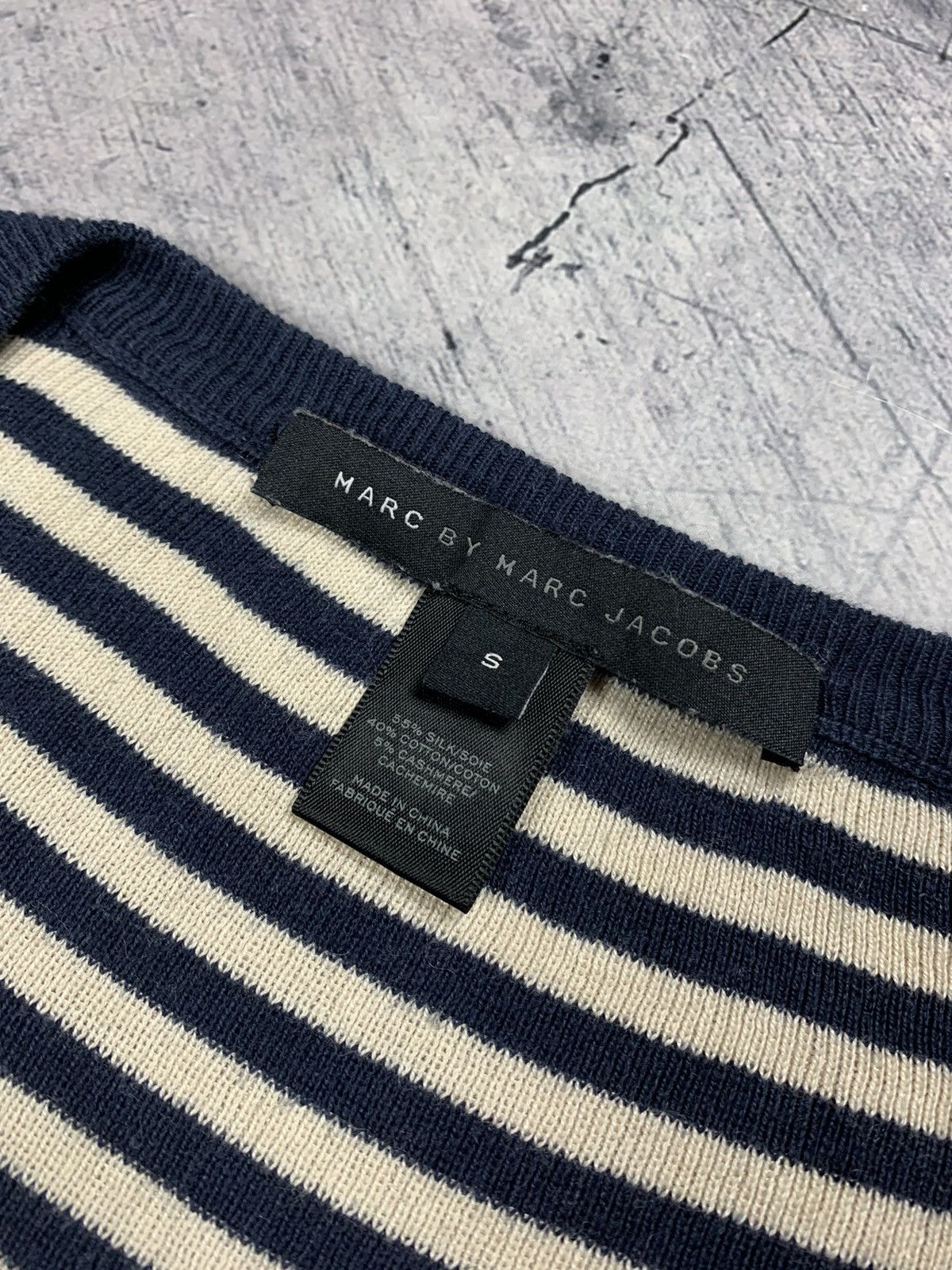 Marc by Marc Jacobs Marc by Marc Jacobs Striped Cardigan Short Sleeve Size S Size S / US 4 / IT 40 - 4 Thumbnail