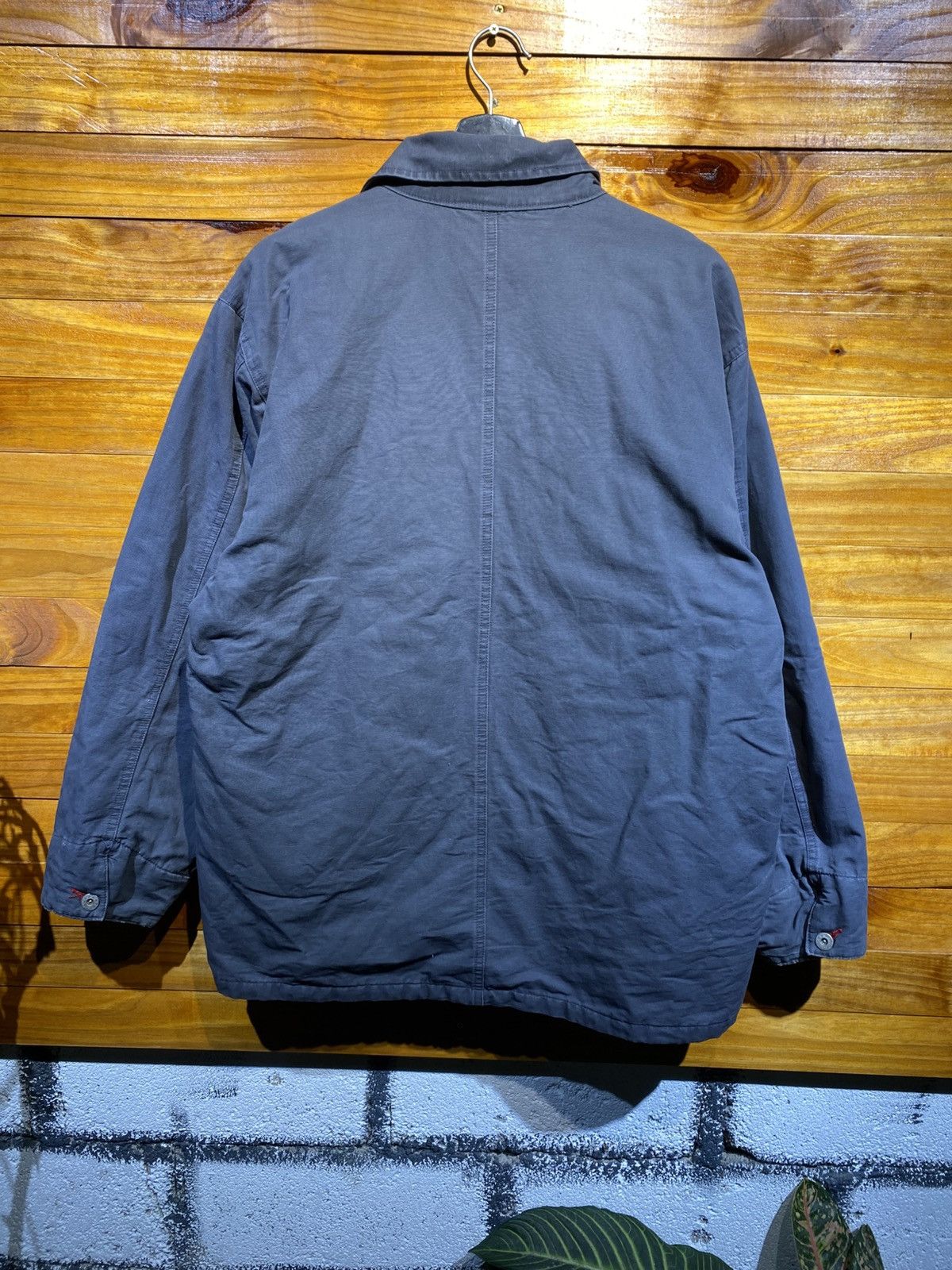 Japanese Brand Vintage Billy Stone’s A/108 Quilted Work Jacket – Navy Blue Size US L / EU 52-54 / 3 - 10 Thumbnail
